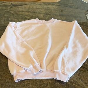 SKIMS Light Pink Crew Neck Sweater